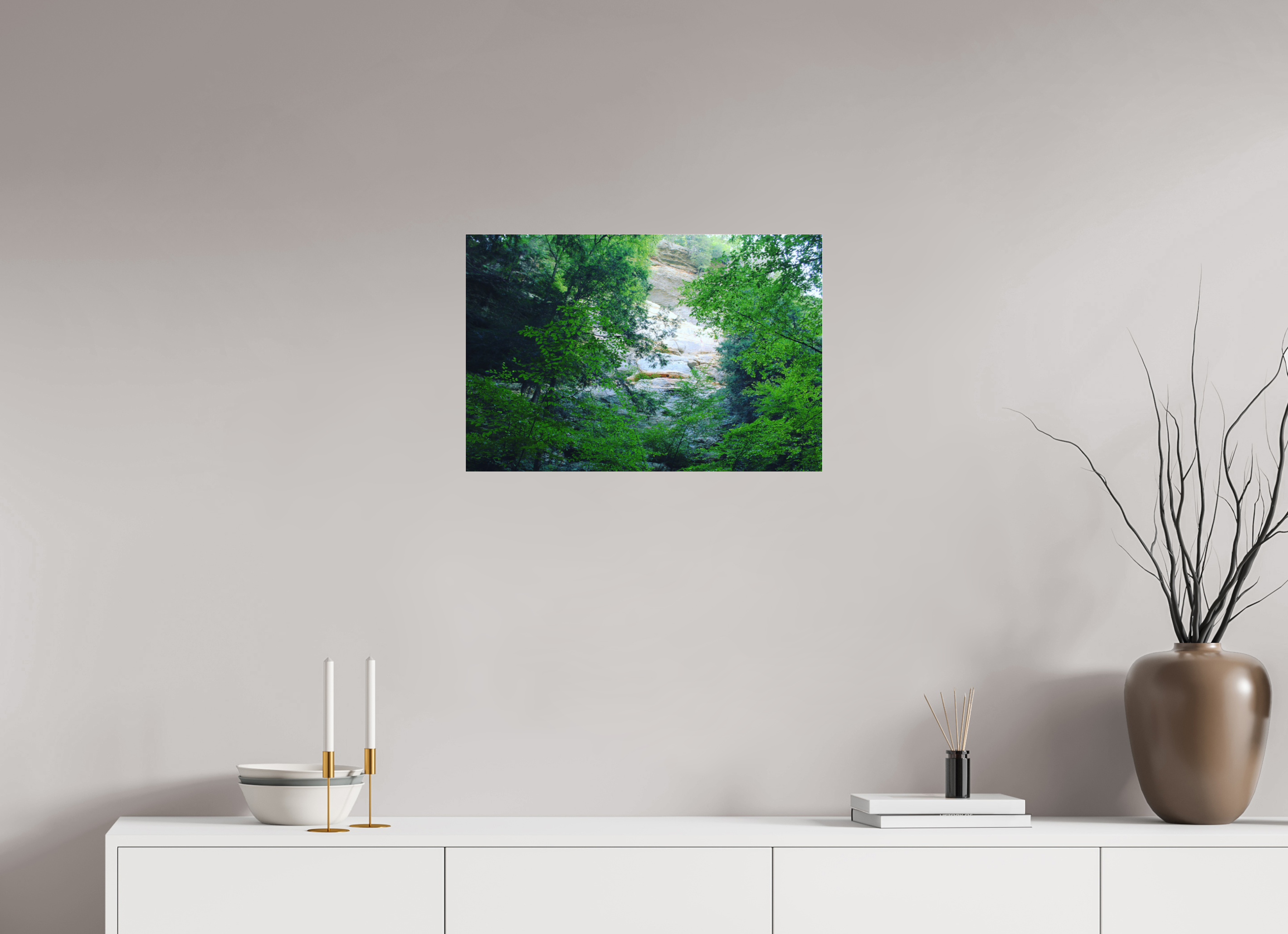 24 x 16″, Photo Print Under Acrylic Glass Sanstone cliffs