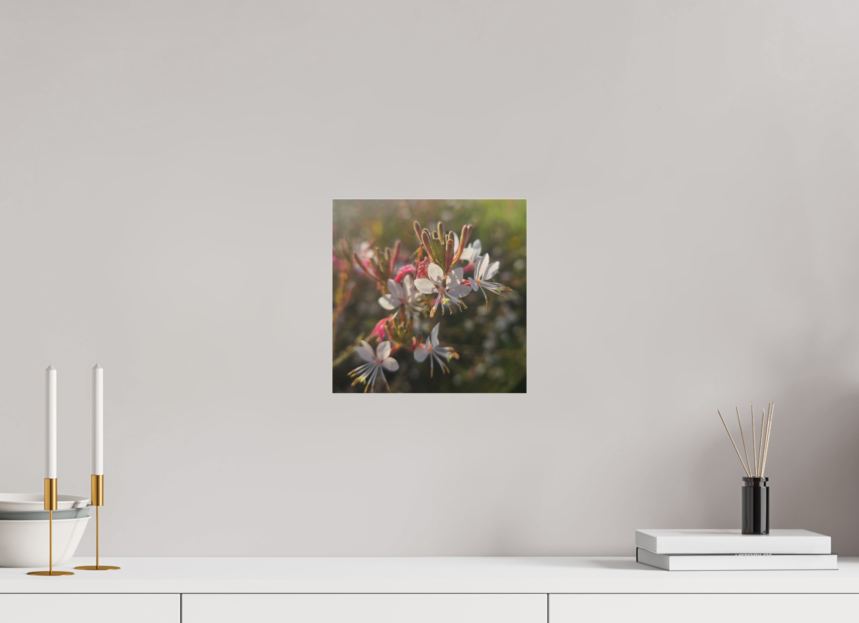 10 x 10″, Photo Print Under Acrylic Glass Morning light