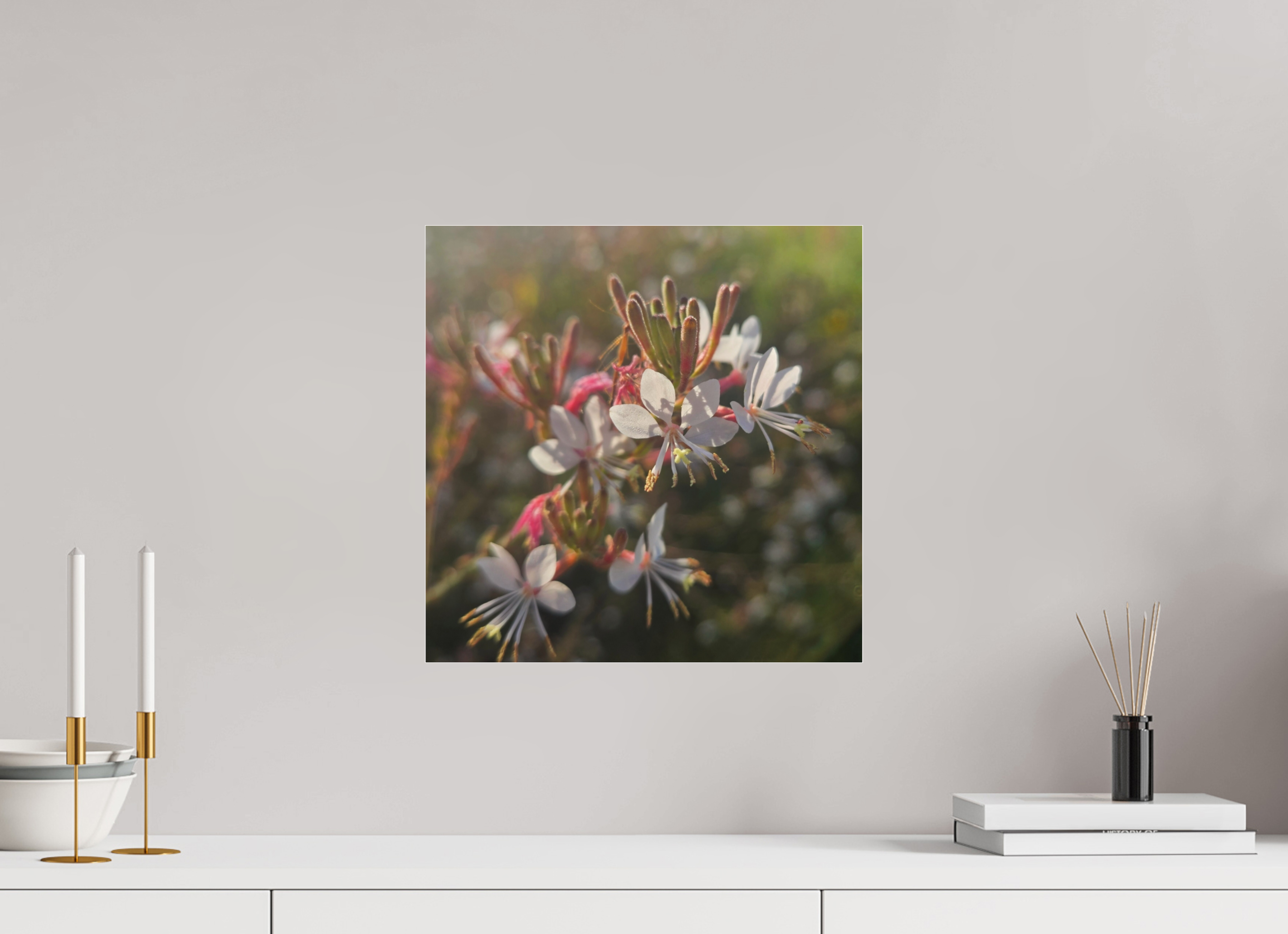 15 x 15″, Photo Print Under Acrylic Glass Morning light