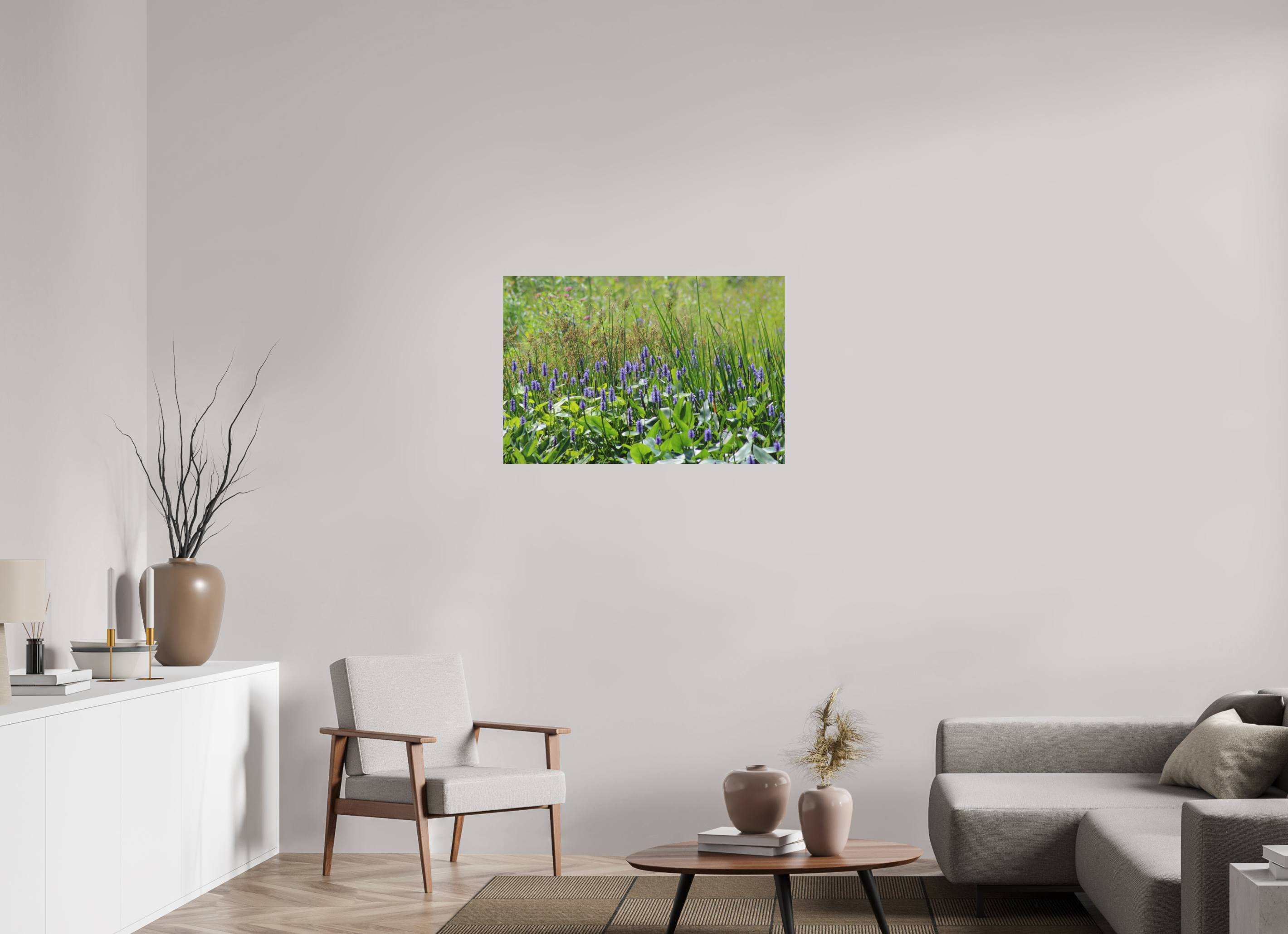 36 x 24″, Photo Print On Fuji Crystal DP II Pickeralweed pond