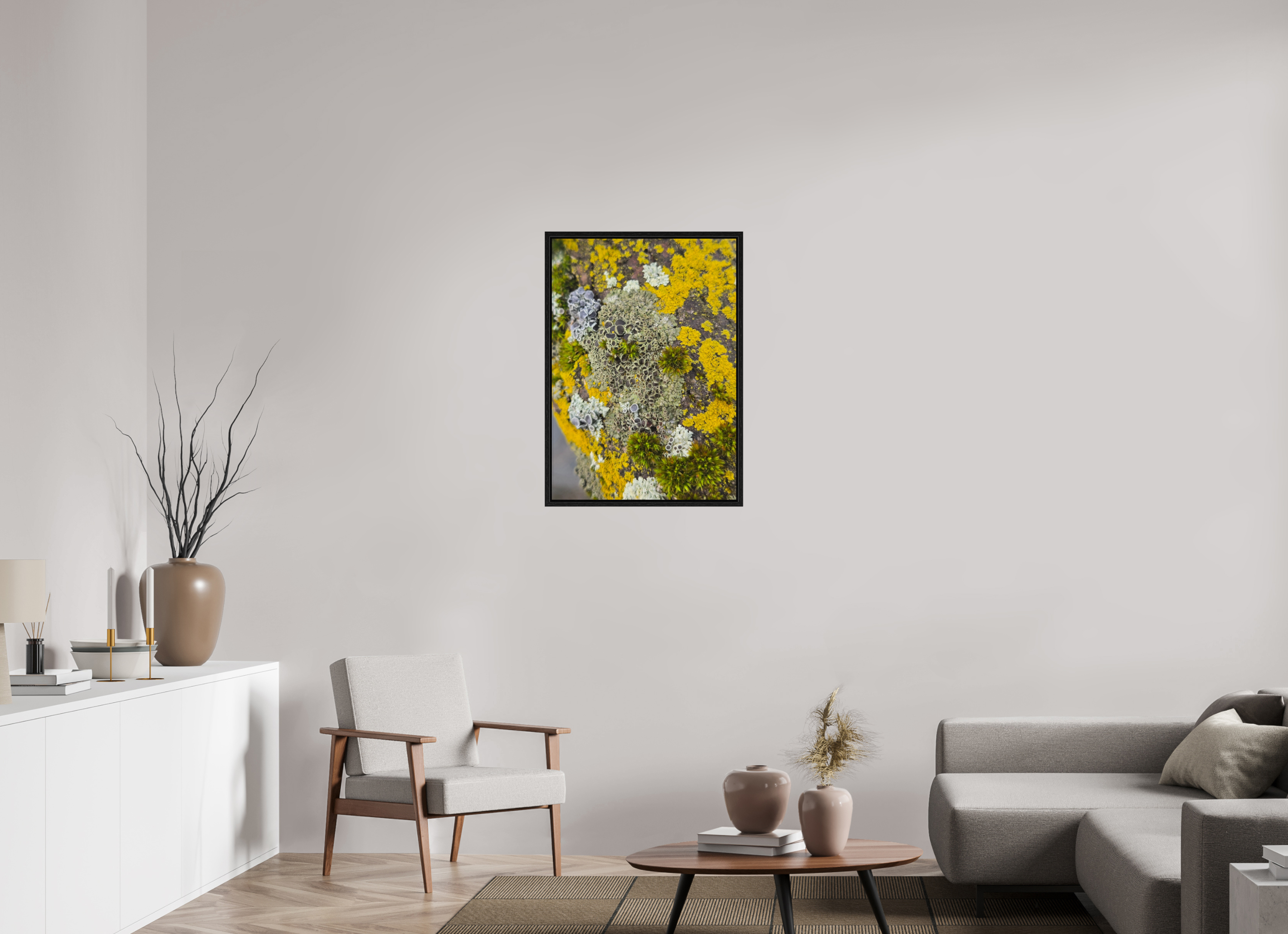ISO A1 (59,4 x 84,1 cm), Floater Frame Patchwork mosaic