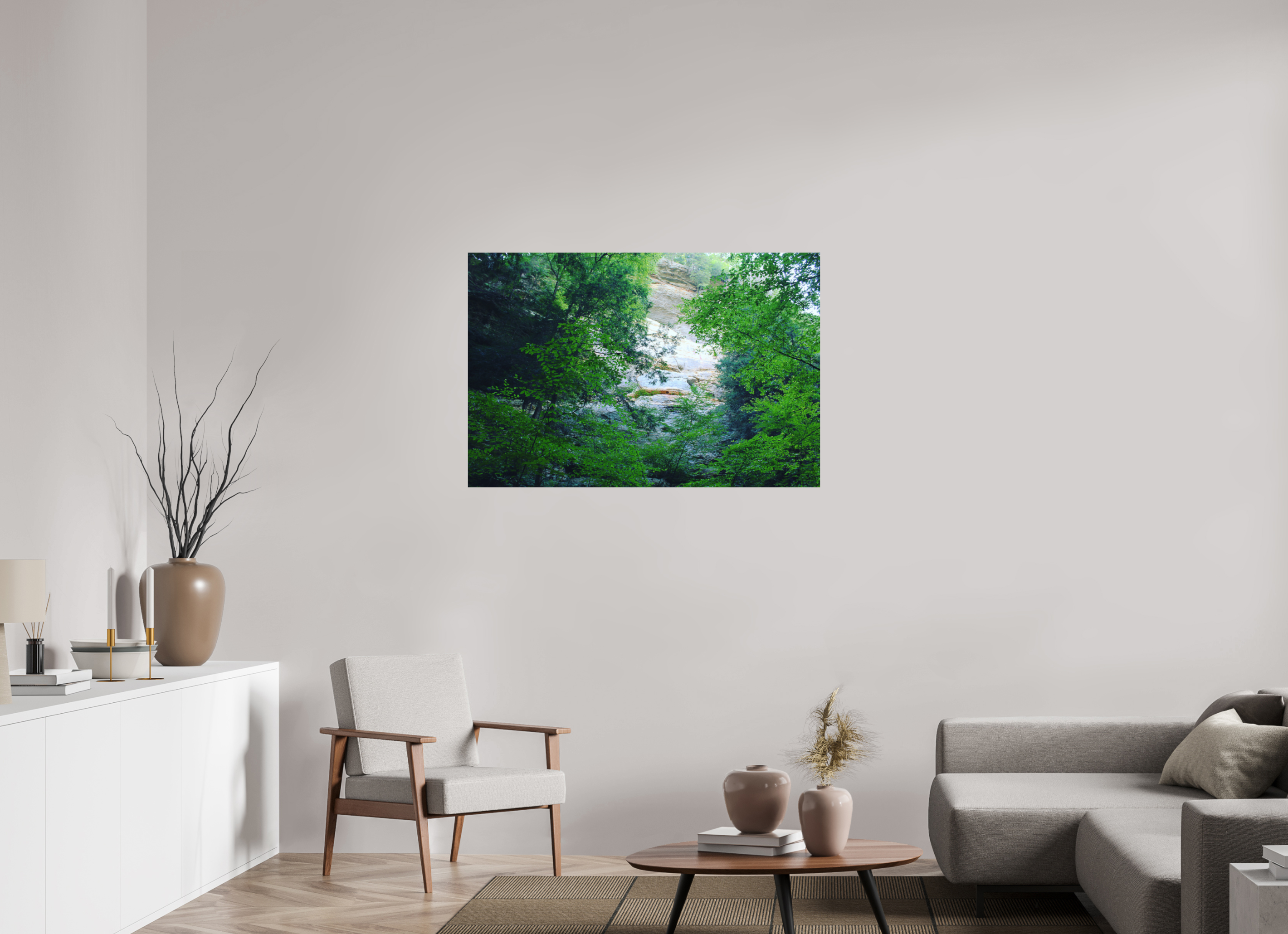 45 x 30″, Photo Print On Fuji Crystal DP II Sanstone cliffs