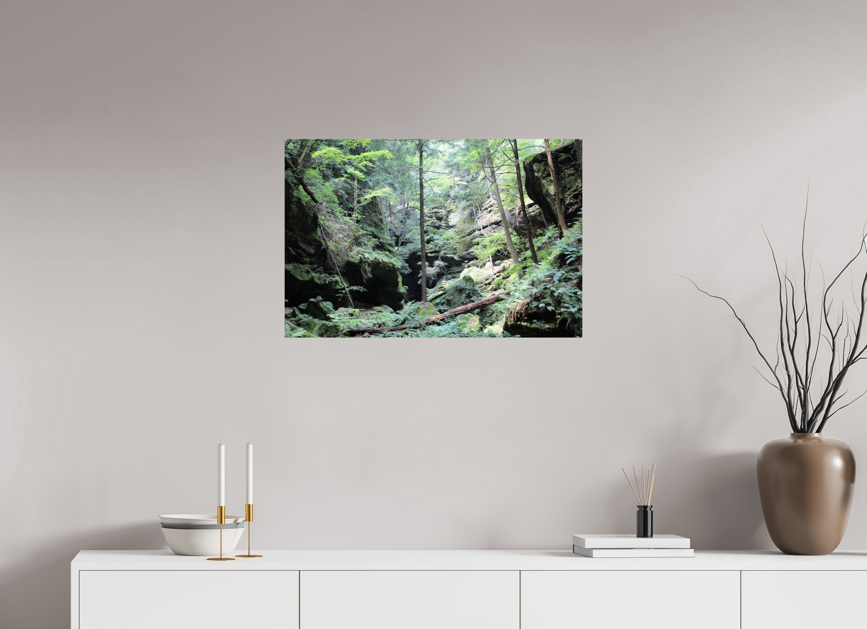 30 x 20″, Photo Print On Fuji Crystal DP II Woodland trek