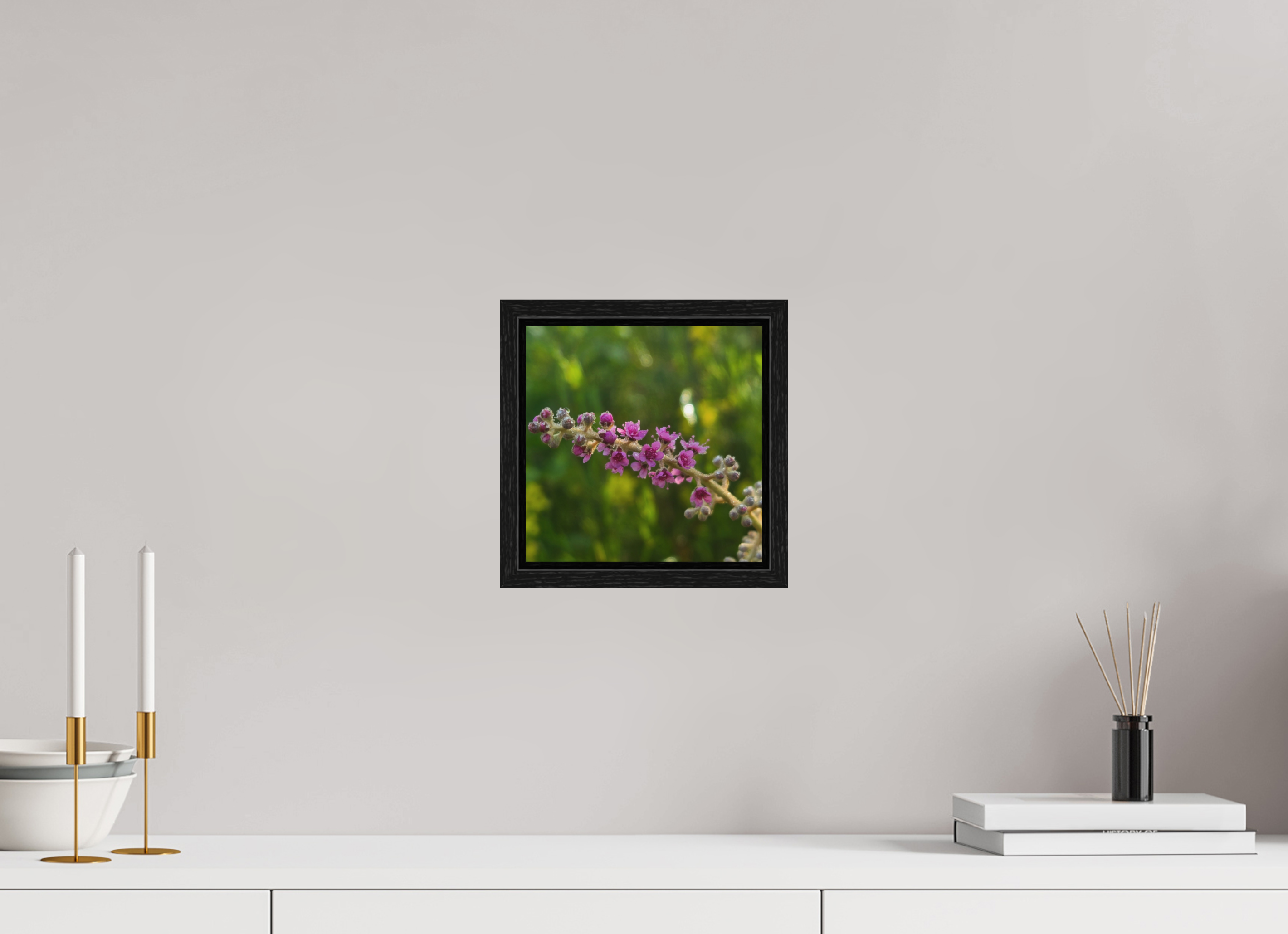 8 x 8″, Floater Frame Meadowsweet dew