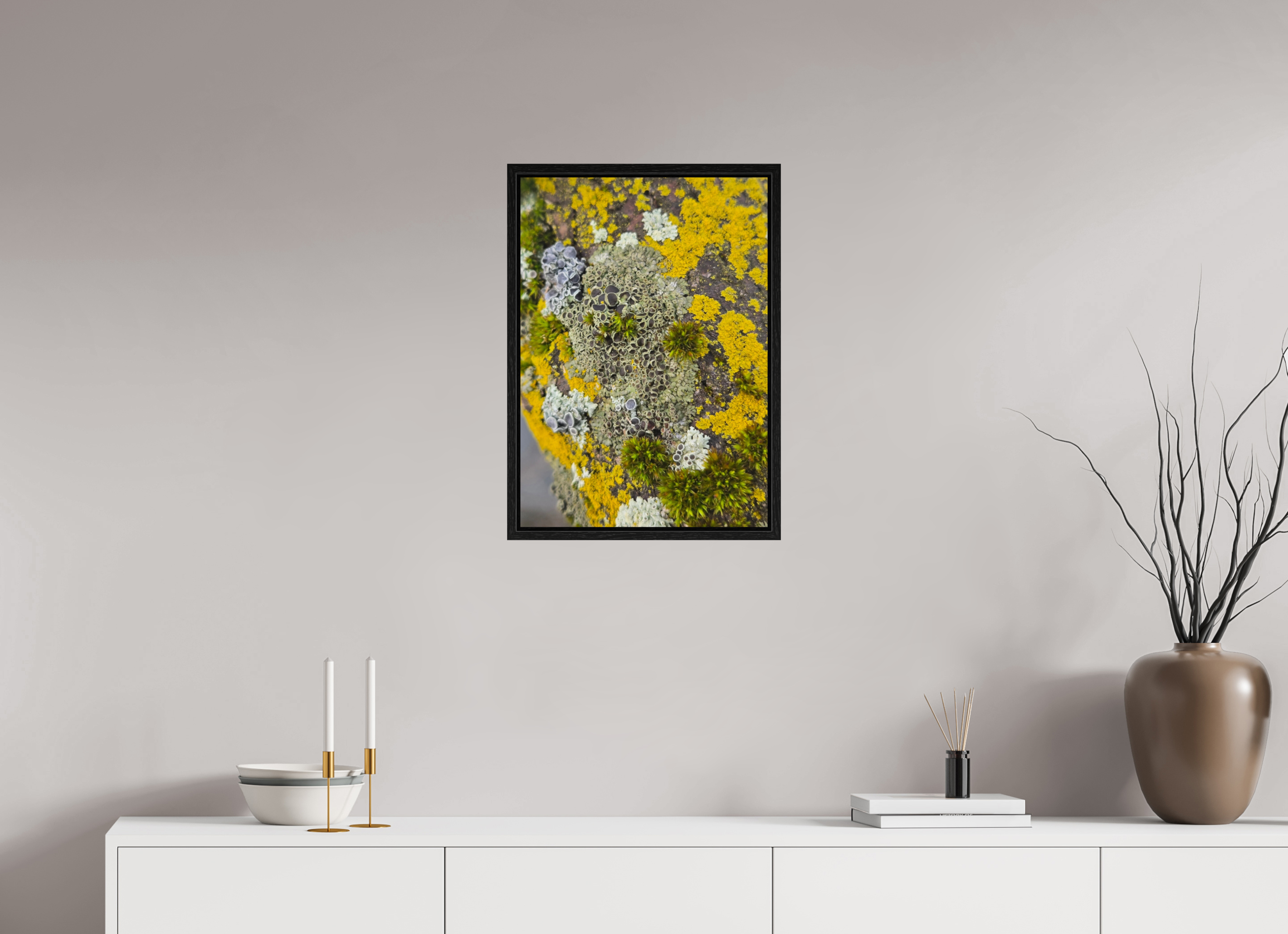 ISO A2 (42 x 59,4 cm), Floater Frame Patchwork mosaic