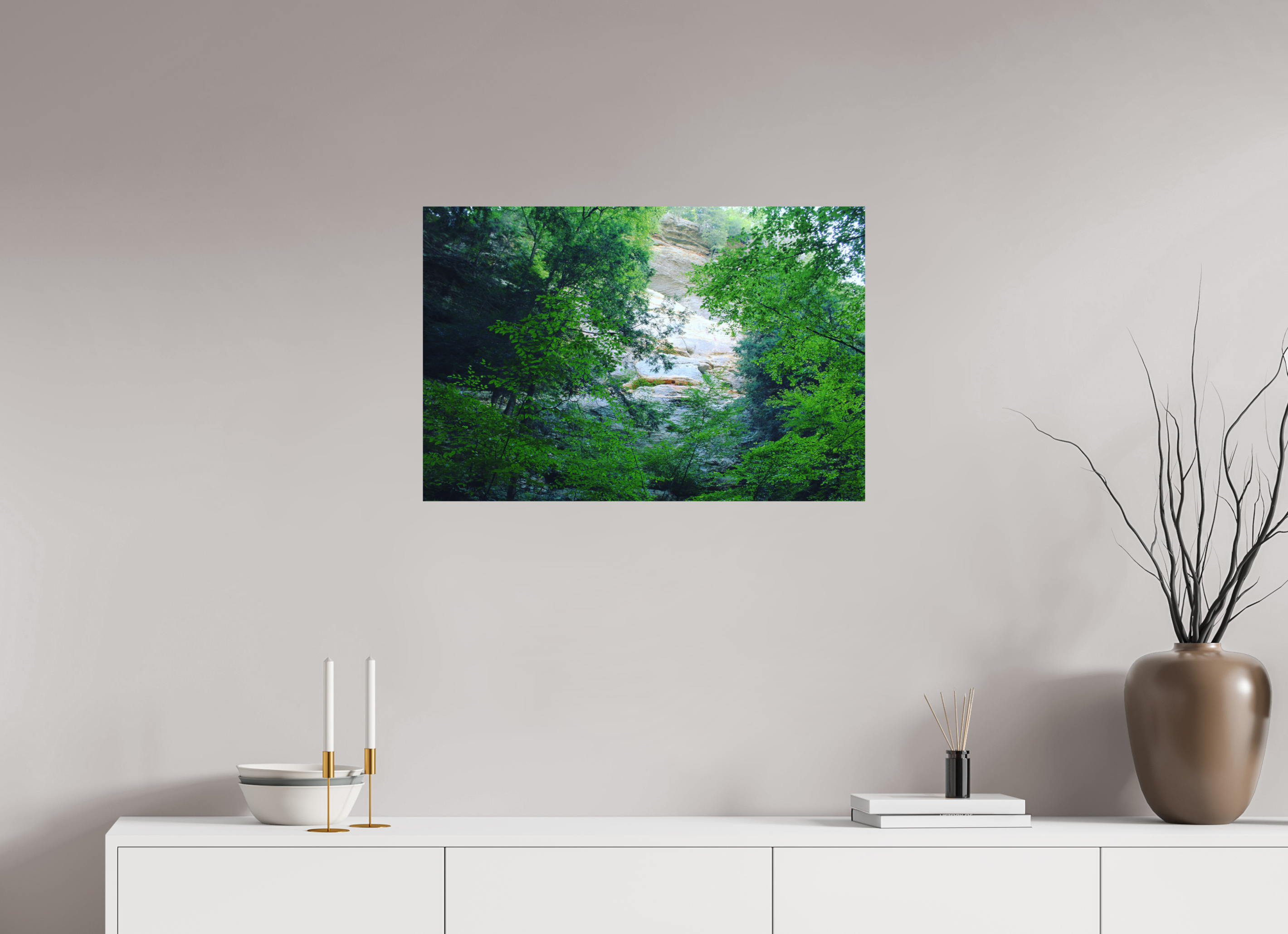 30 x 20″, Photo Print On Fuji Crystal DP II Sanstone cliffs