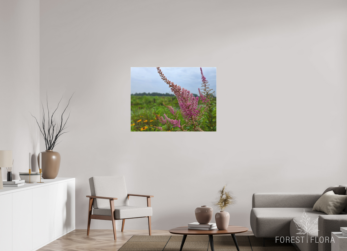 40 x 30″, canvas wrap Spireae Spires